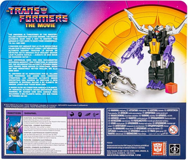 Shrapnel | Transformers the Movie | Transformers G1 Retro Reissues