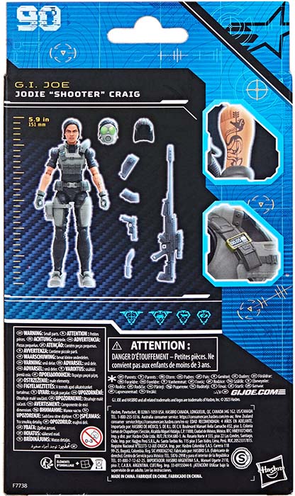 Nightforce Jodie 'Shooter' Craig 6-Inch Scale | G.I. Joe Classified Series