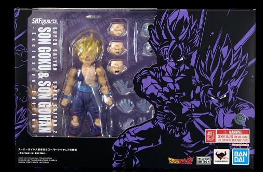 Super Saiyan Son Goku and Super Saiyan 2 Son Gohan S.H. Figuarts Exclusive Edition | Bandai Tamashii Nations | Dragon Ball Z