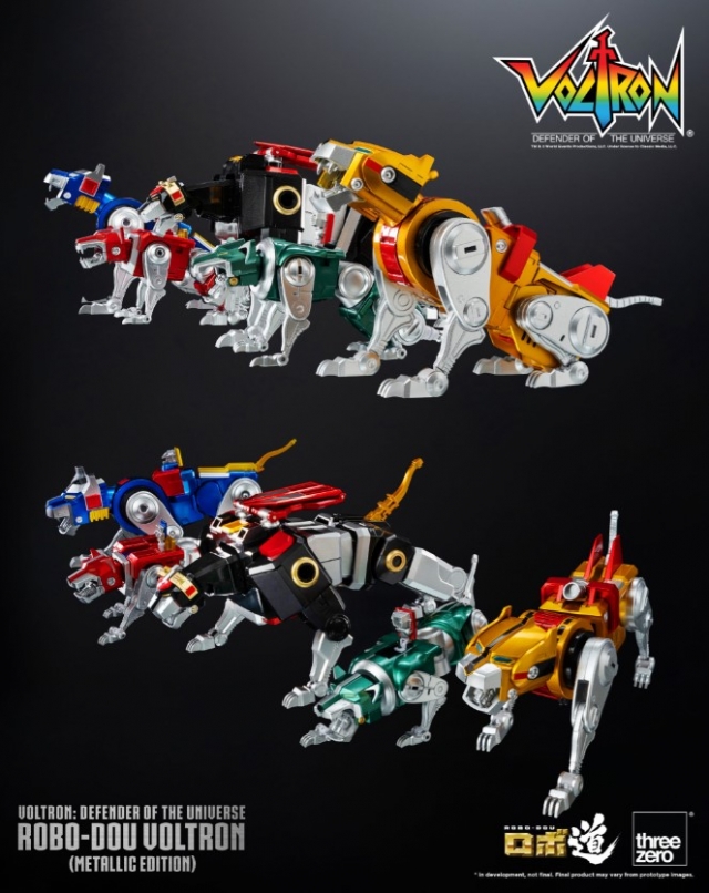 Voltron ROBO-DOU Metallic Edition | Voltron: Defender of the Universe | threezero