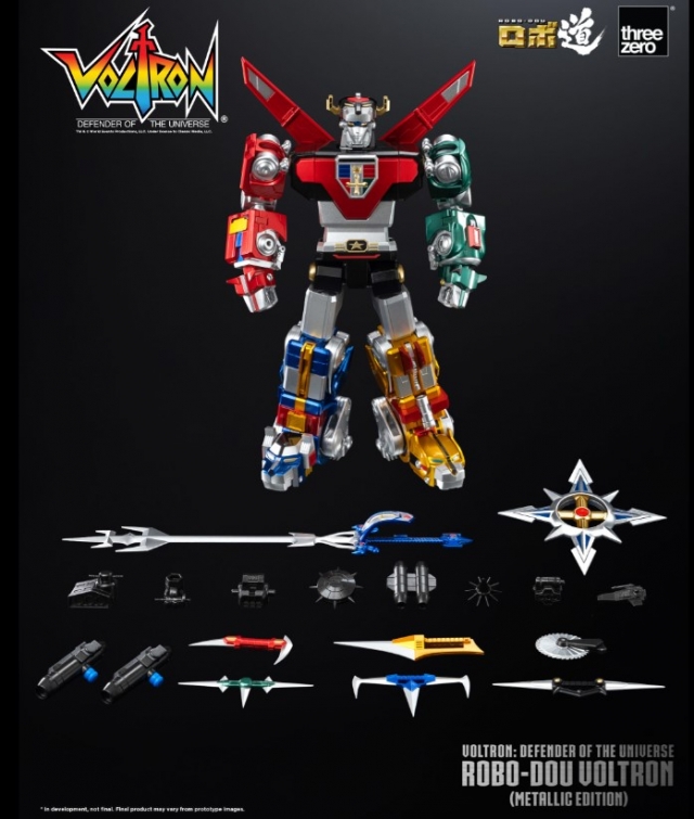 Voltron ROBO-DOU Metallic Edition | Voltron: Defender of the Universe | threezero