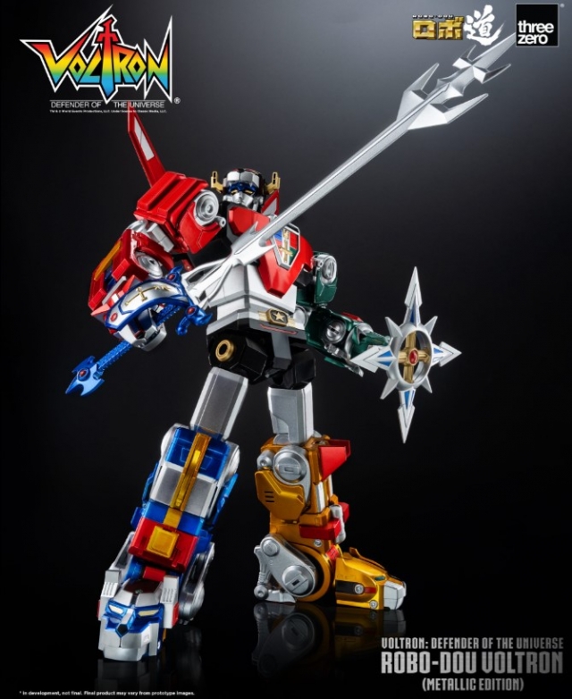 Voltron ROBO-DOU Metallic Edition | Voltron: Defender of the Universe | threezero