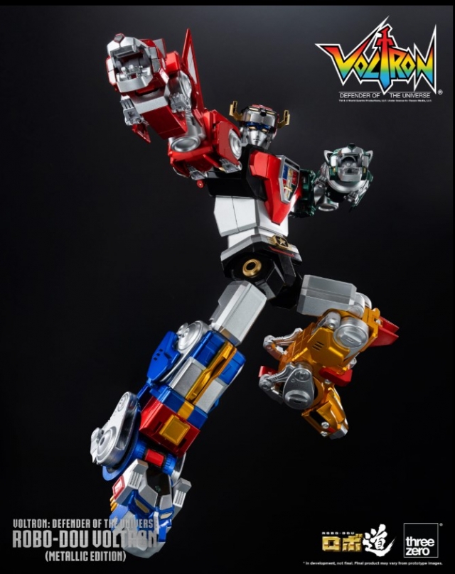 Voltron ROBO-DOU Metallic Edition | Voltron: Defender of the Universe | threezero