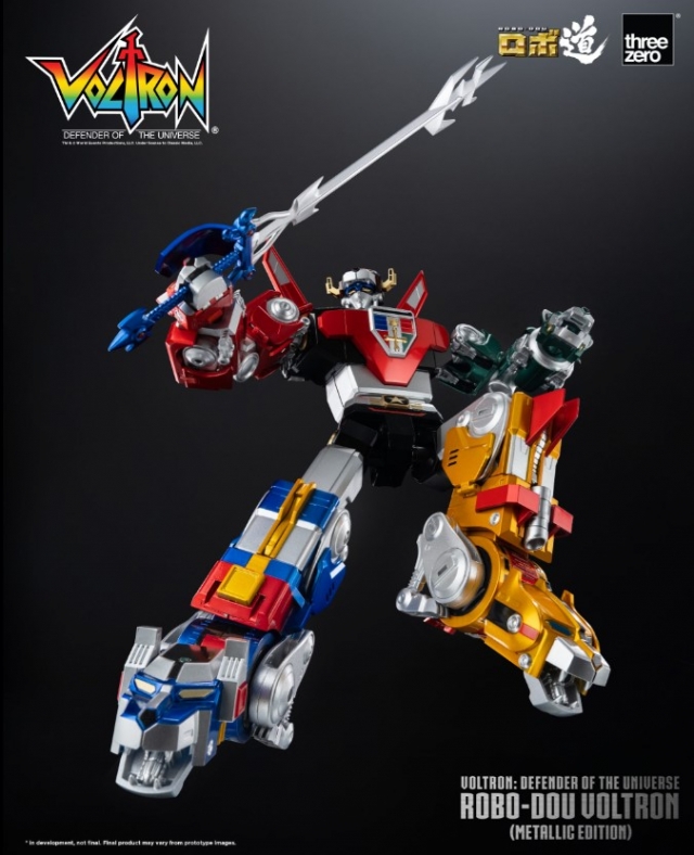 Voltron ROBO-DOU Metallic Edition | Voltron: Defender of the Universe | threezero