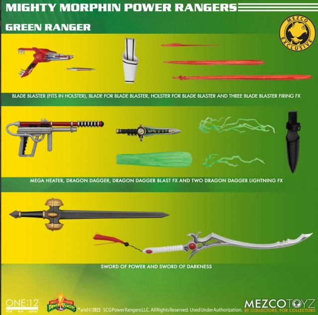 Green Ranger One:12 Collective Exclusive Edition | Mighty Morphin Power Rangers | Mezco Toyz