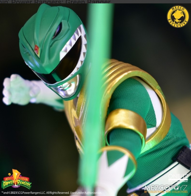 Green Ranger One:12 Collective Exclusive Edition | Mighty Morphin Power Rangers | Mezco Toyz