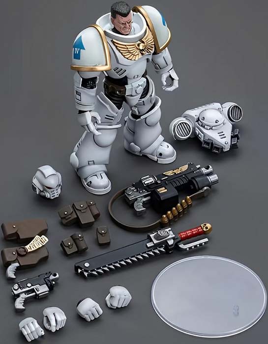 Space Marines White Consuls Intercessors 1 1/18 Scale | Warhammer 40K | Joy Toy