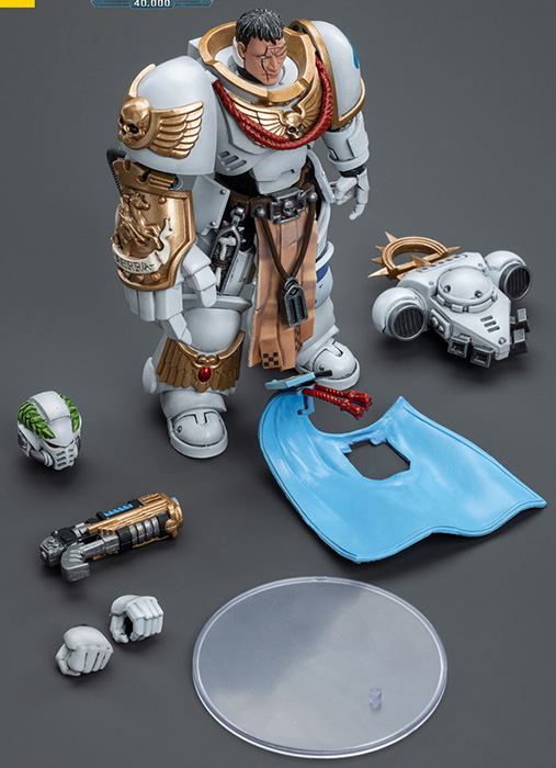 Space Marines White Consuls Captain Messinius 1/18 Scale | Warhammer 40K | Joy Toy 