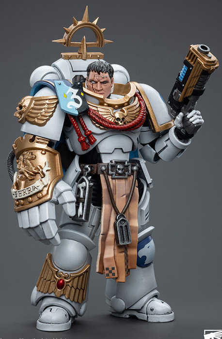 Space Marines White Consuls Captain Messinius 1/18 Scale | Warhammer 40K | Joy Toy 