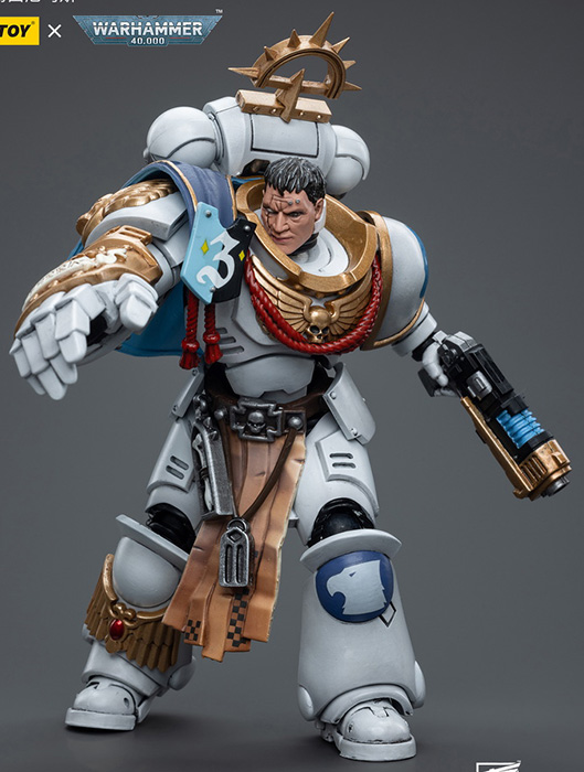 Space Marines White Consuls Captain Messinius 1/18 Scale | Warhammer 40K | Joy Toy 