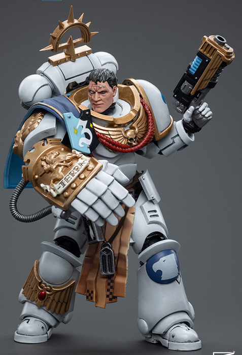 Space Marines White Consuls Captain Messinius 1/18 Scale | Warhammer 40K | Joy Toy 