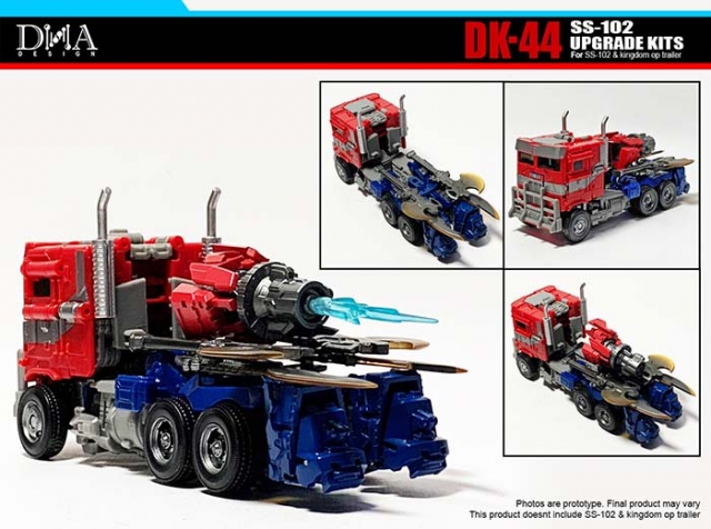 DK-44 Upgrade Kit for Buzzworthy Bumblebee SS-102 Optimus Prime | Dna Design | Upgrade Kit