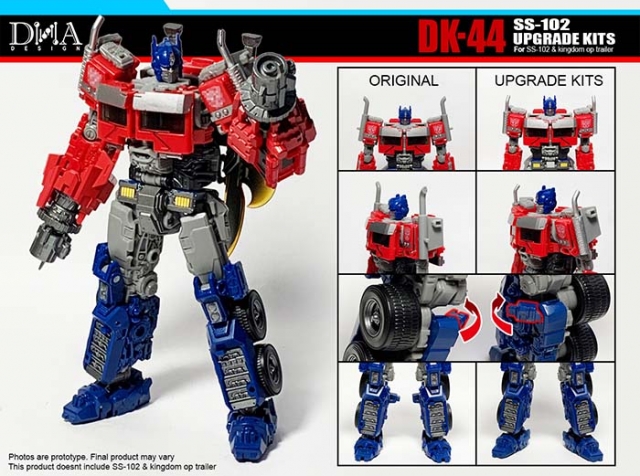 DK-44 Upgrade Kit for Buzzworthy Bumblebee SS-102 Optimus Prime | Dna Design | Upgrade Kit