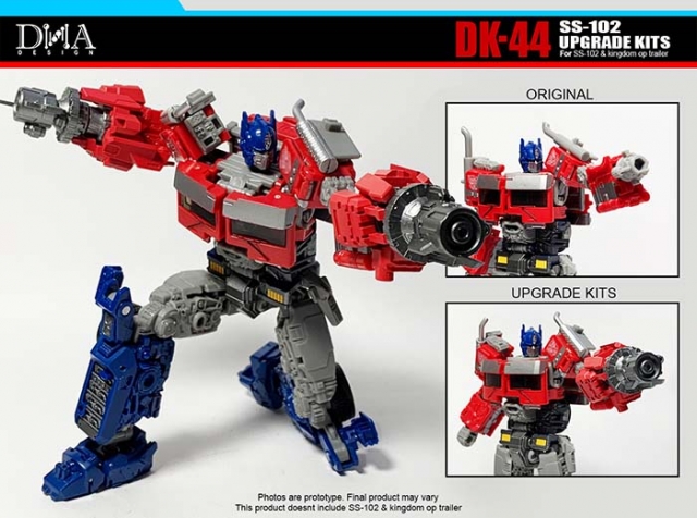 DK-44 Upgrade Kit for Buzzworthy Bumblebee SS-102 Optimus Prime | Dna Design | Upgrade Kit