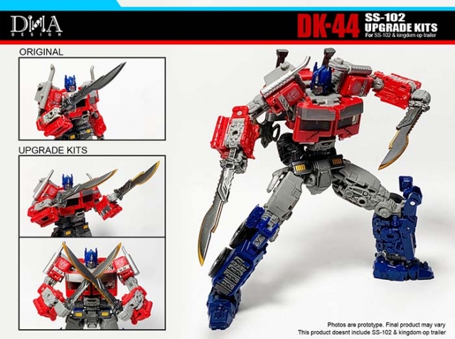 DK-44 Upgrade Kit for Buzzworthy Bumblebee SS-102 Optimus Prime | Dna Design | Upgrade Kit