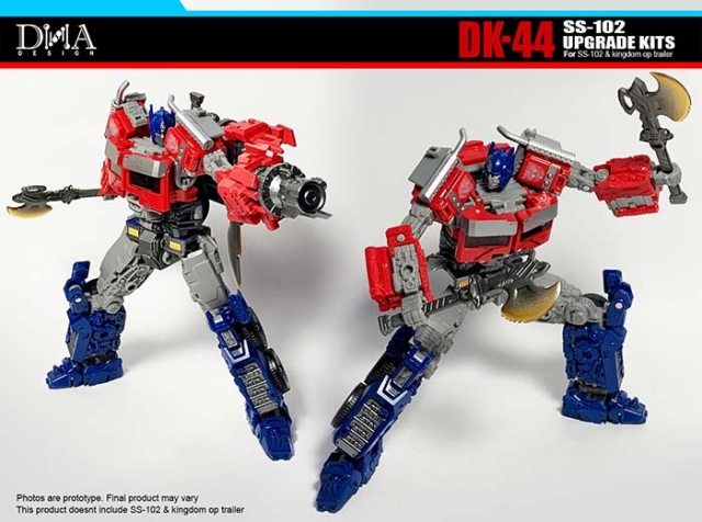 DK-44 Upgrade Kit for Buzzworthy Bumblebee SS-102 Optimus Prime | Dna Design | Upgrade Kit