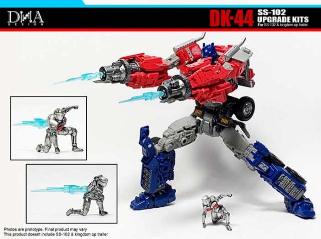 DK-44 Upgrade Kit for Buzzworthy Bumblebee SS-102 Optimus Prime | Dna Design | Upgrade Kit