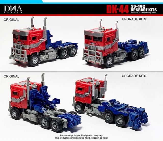 DK-44 Upgrade Kit for Buzzworthy Bumblebee SS-102 Optimus Prime | Dna Design | Upgrade Kit