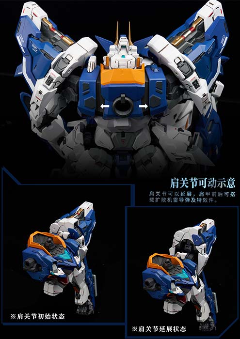No. 2 Mecha Wolf Warrior Mega Mode 1/72 Scale | Crystal Envoy | AniMester x Nuclear Gold Reconstruction