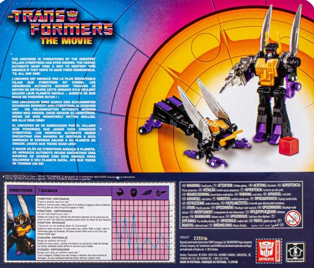 Kickback | Transformers the Movie | Transformers G1 Retro Reissues