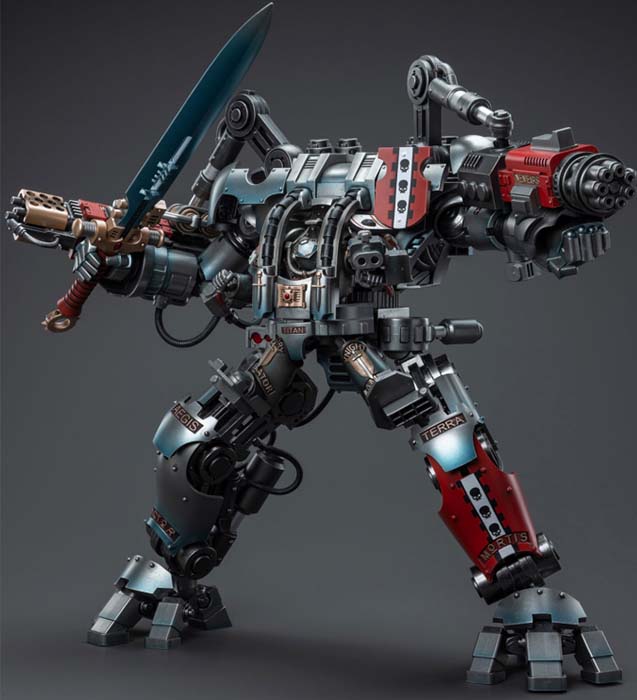Grey Knights Nemesis Dreadknight with Terminator Caddon Vibova 1/18 Scale | Warhammer 40K | Joy Toy 