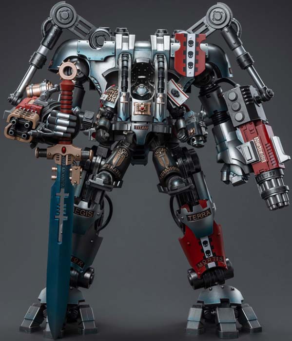 Grey Knights Nemesis Dreadknight with Terminator Caddon Vibova 1/18 Scale | Warhammer 40K | Joy Toy 