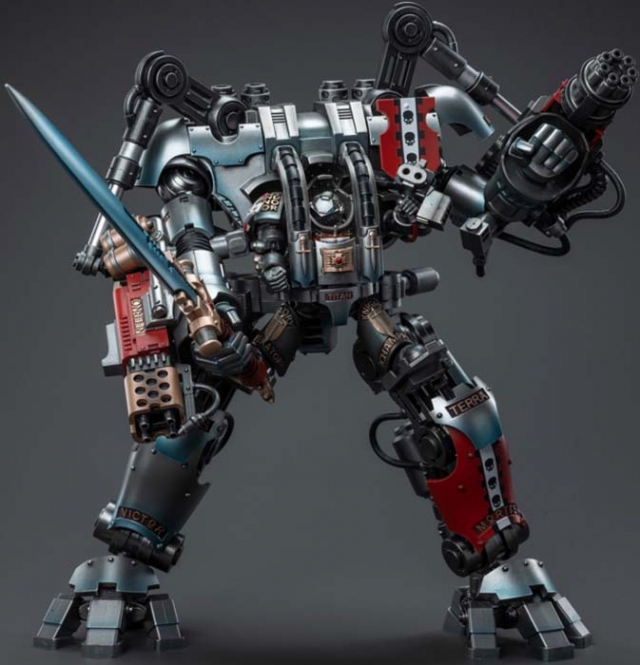 Grey Knights Nemesis Dreadknight with Terminator Caddon Vibova 1/18 Scale | Warhammer 40K | Joy Toy 