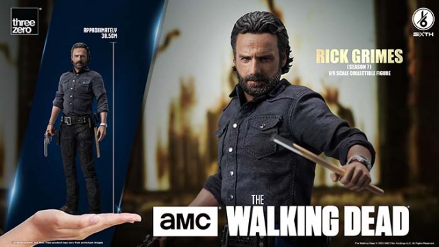 Rick Grimes 1/6 Scale Figure SiXTH | The Walking Dead Season 7 | threezero