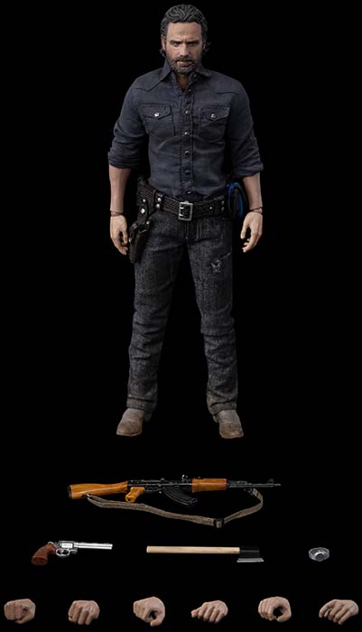Rick Grimes 1/6 Scale Figure SiXTH | The Walking Dead Season 7 | threezero