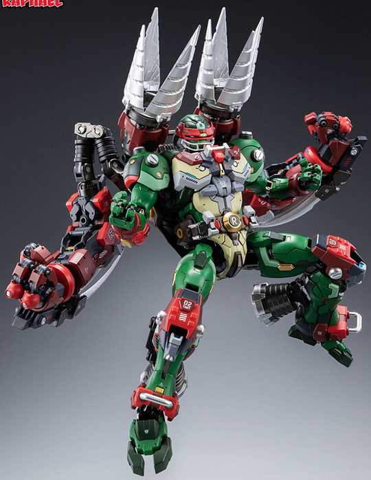 HB0013 Raphael | Heat Boys TMNT Mecha Figure | TFSource