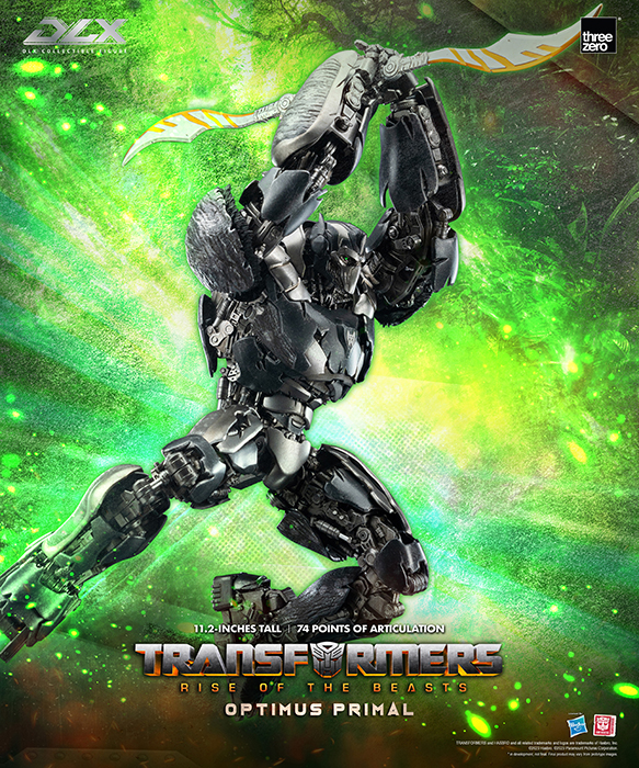 Optimus Primal DLX Scale Collectible Figure | Transformers: Rise Of The Beasts | threezero