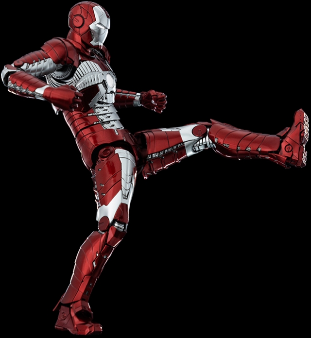 Iron Man Mark V DLX Collectible Figure| Iron Man 2 | threezero