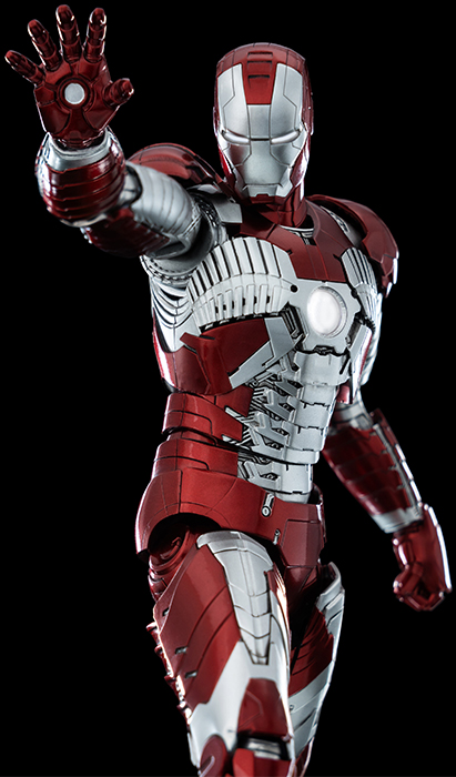 Iron Man Mark V DLX Collectible Figure| Iron Man 2 | threezero