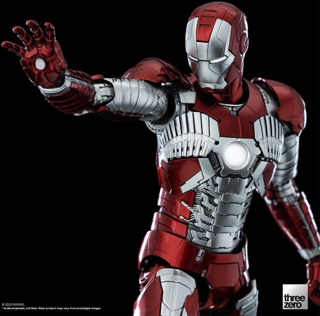Iron Man Mark V DLX Collectible Figure| Iron Man 2 | threezero