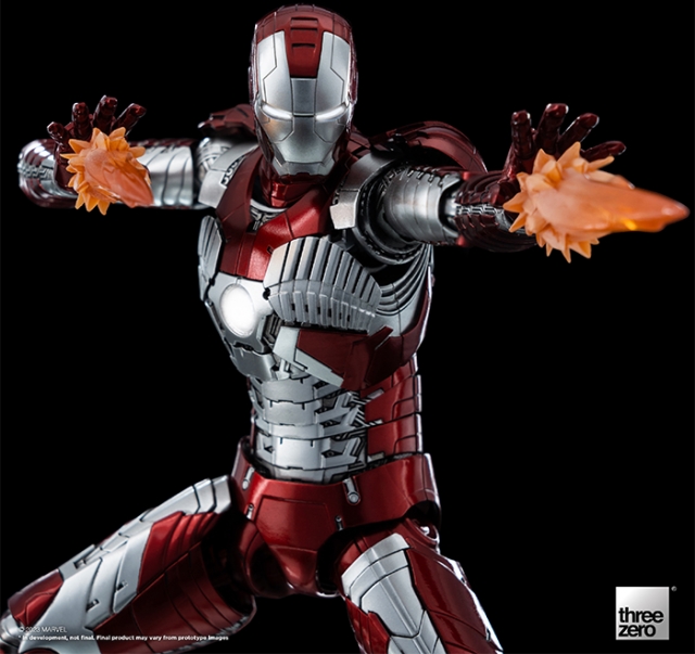 Iron Man Mark V DLX Collectible Figure| Iron Man 2 | threezero