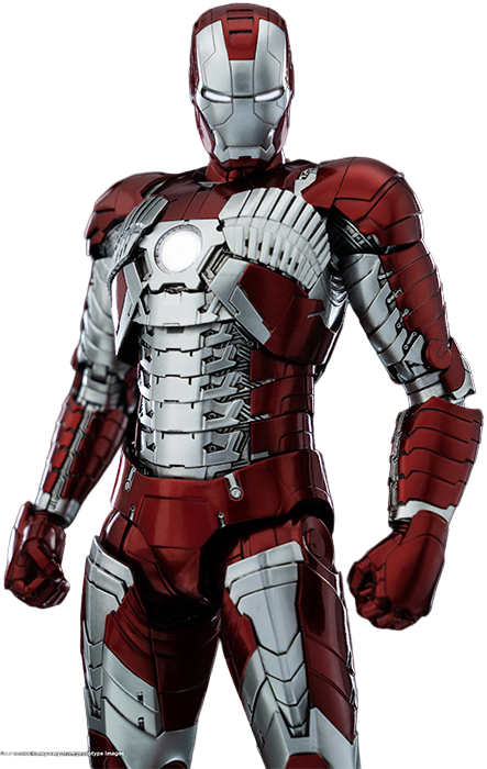 Iron Man Mark V DLX Collectible Figure| Iron Man 2 | threezero