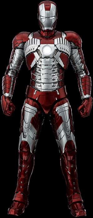 Iron Man Mark V DLX Collectible Figure| Iron Man 2 | threezero