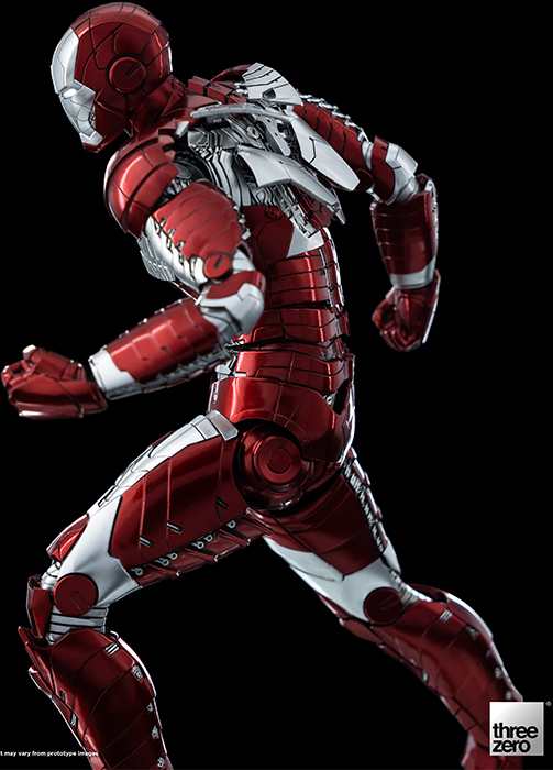 Iron Man Mark V DLX Collectible Figure| Iron Man 2 | threezero