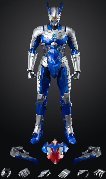 Ultraman Suit Zero LM Mode FigZero Collectible Figure | Ultraman Suit Another Universe | threezero