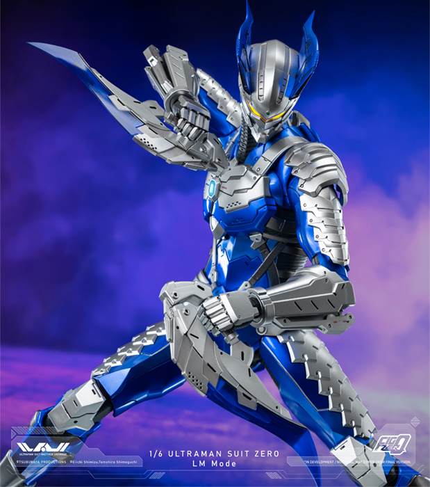 Ultraman Suit Zero LM Mode FigZero Collectible Figure | Ultraman Suit Another Universe | threezero