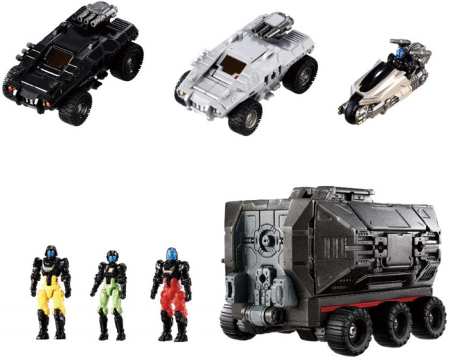 D-01 D Vehicles Set 1 | Diaclone Reboot
