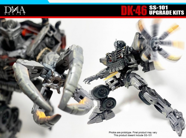 DK-46 Upgrade Kit for Transformers Studio Series SS-101 Scourge | Dna Design | Upgrade Kit