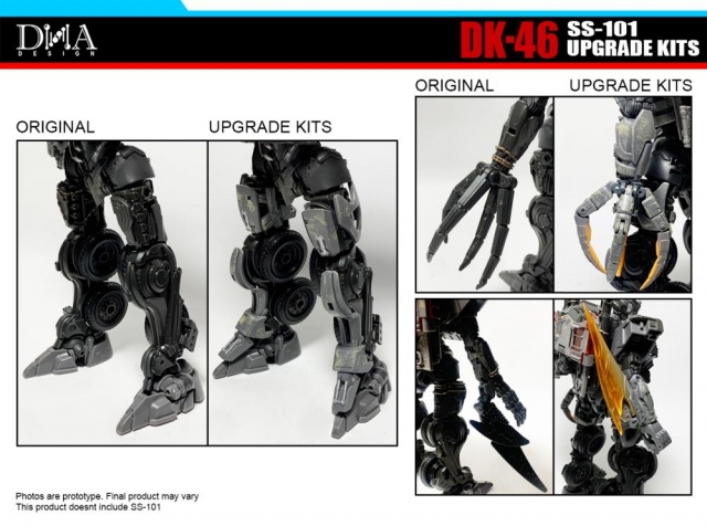 DK-46 Upgrade Kit for Transformers Studio Series SS-101 Scourge | Dna Design | Upgrade Kit