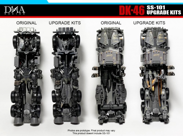 DK-46 Upgrade Kit for Transformers Studio Series SS-101 Scourge | Dna Design | Upgrade Kit