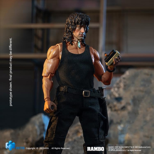 John Rambo 1:12 Scale Exquisite Super | Rambo III | Hiya Toys