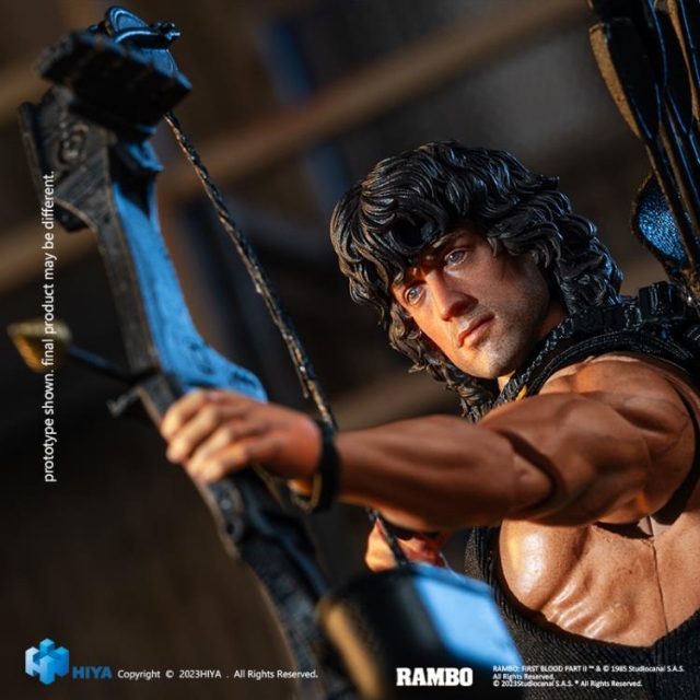 John Rambo 1:12 Scale Exquisite Super | Rambo III | Hiya Toys