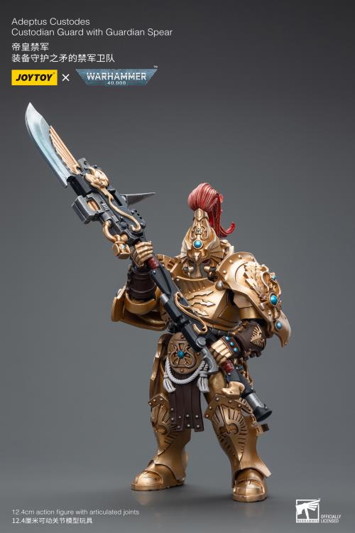 Adeptus Custodes Custodian Guard with Guardian Spear 1/18 Scale | Warhammer 40K | Joy Toy 