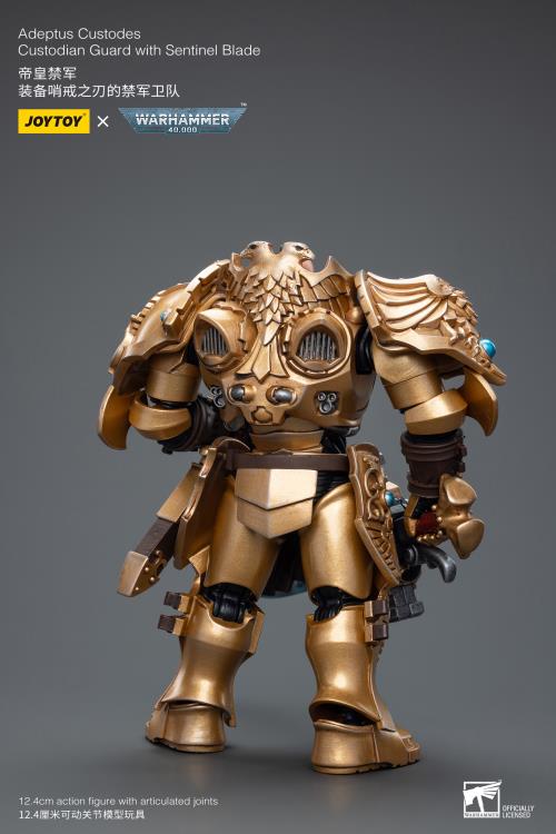 Adeptus Custodes Custodian Guard with Sentinel Blade 1/18 Scale | Warhammer 40K | Joy Toy 