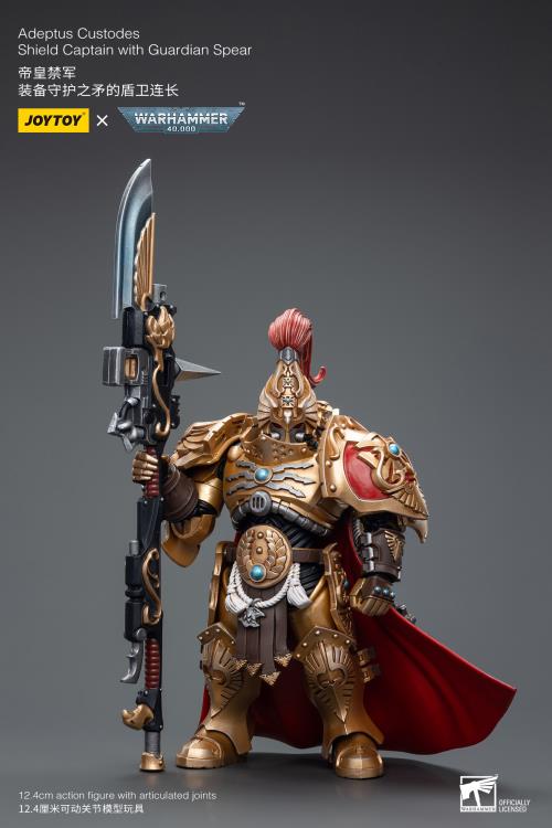 Adeptus Custodes Shield Captain with Guardian Spear 1/18 Scale | Warhammer 40K | Joy Toy 