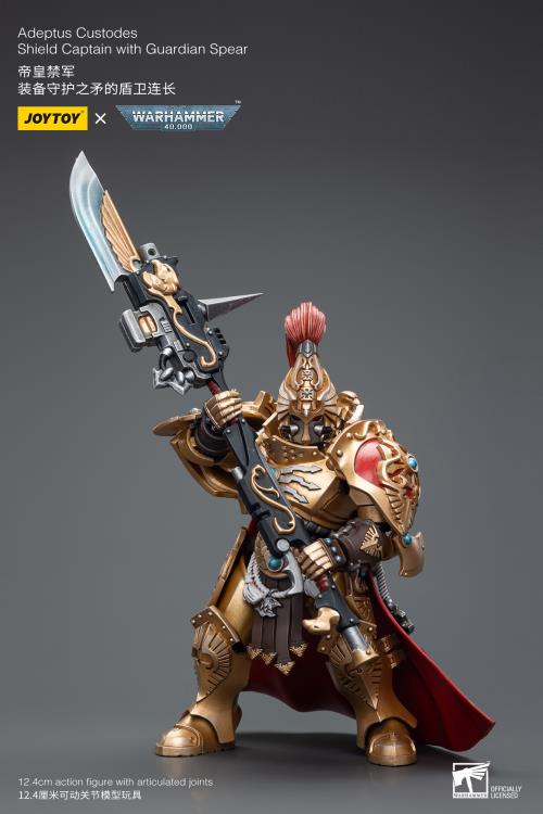 Adeptus Custodes Shield Captain with Guardian Spear 1/18 Scale | Warhammer 40K | Joy Toy 